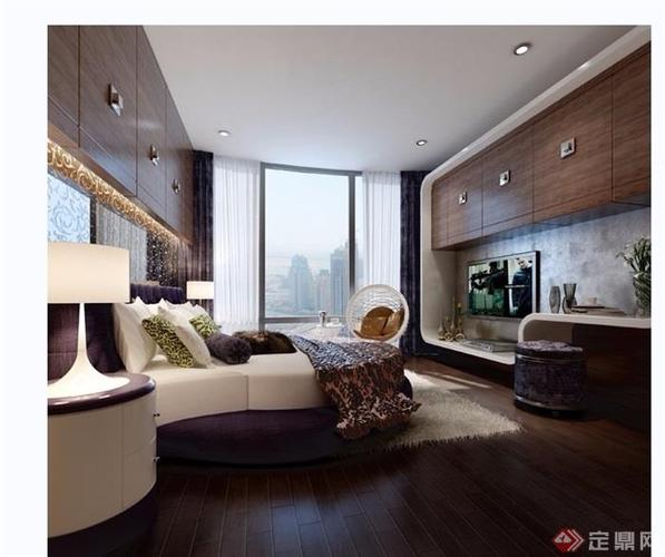 详细的现代风格住宅室内客厅装饰设计3d模型及效果图